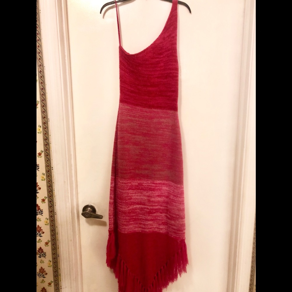 Flux Wear by Tony Nigel One shoulder knit dress